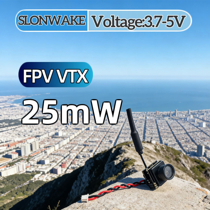 Fpv Drone Receiver - SLONWAKE FPV 25mW vermogenssimulatie VTX geïntegreerde