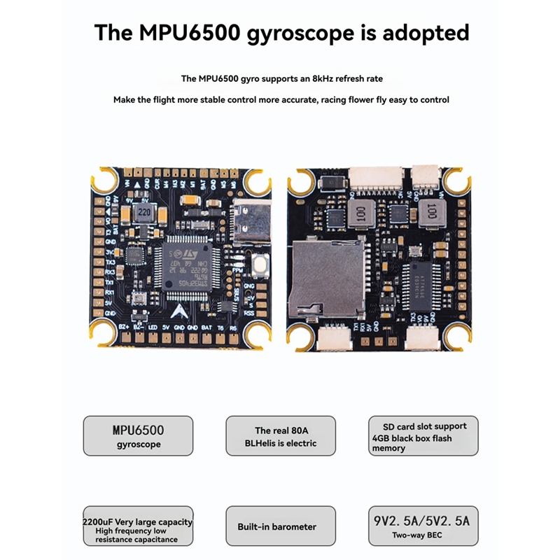 80A+F405/F722 STACK voor 13 in - Fpv Drone Flight Controller recensie en prijs