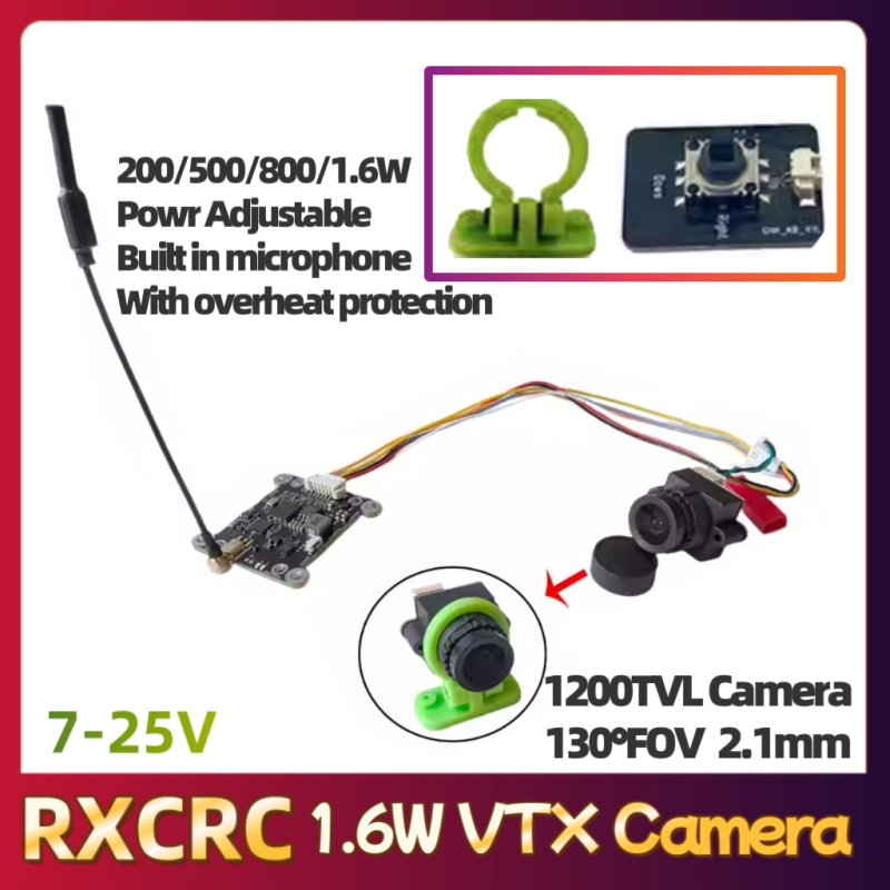 RXCRC 5.8G Module 48CH 1.6W VT - Fpv Drone Receiver recensie en prijs
